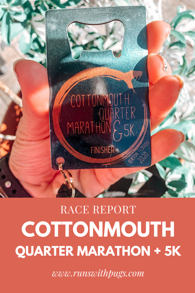 race report cottonmouth quarter marathon + 5k (10.31.20) Runs With Pugs